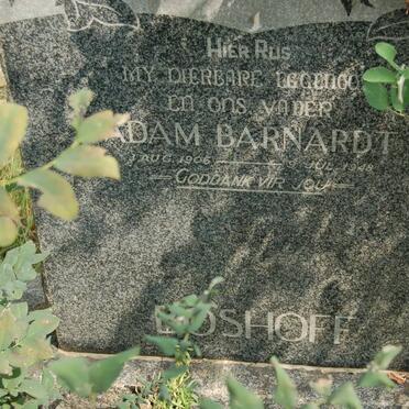 BOSHOFF Adam Barnardt 1906-1948