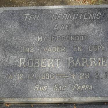 BARRIE Robert 1896-1974