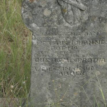 BOTHA Petrus Johannes 1929-1930