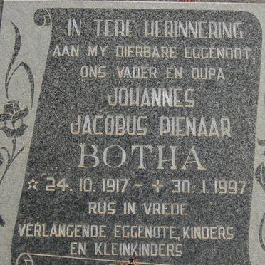 BOTHA Johannes Jacobus Pienaar 1917-1997