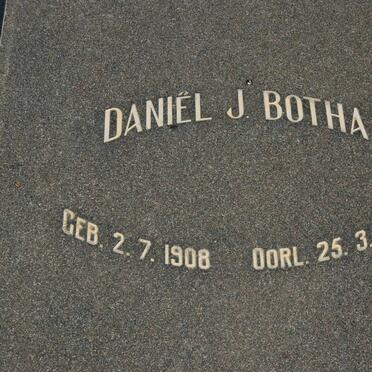 BOTHA Daniël J. 1908-1975