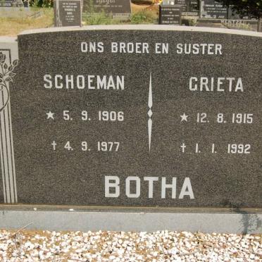 BOTHA Surnames :: Vanne BOTHA