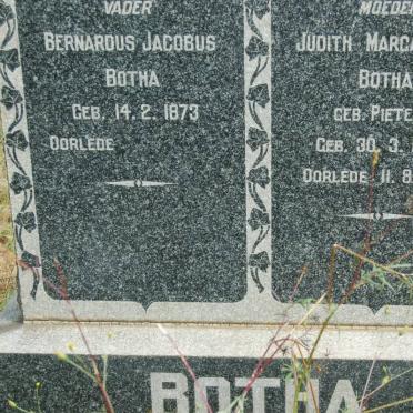 BOTHA Bernardus Jacobus 1873- &amp; Judith Margarietha PIETERS 1878-1948