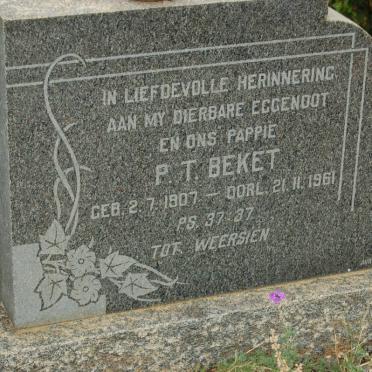 BEKET P.T. 1807-1961