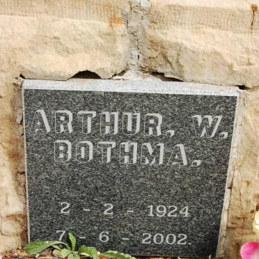 BOTHMA Arthur W. 1924-2002