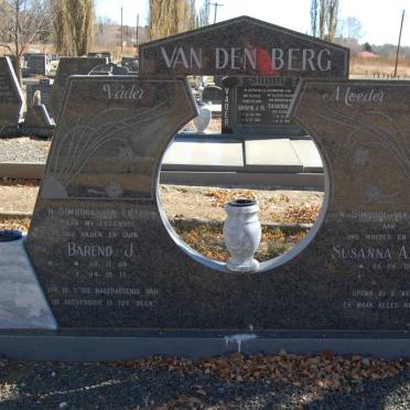 BERG Barend J., van den 1933-1994 &amp; Susanna A.S.D. 1939-