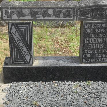 BRITS Gideon D. 1904-1966