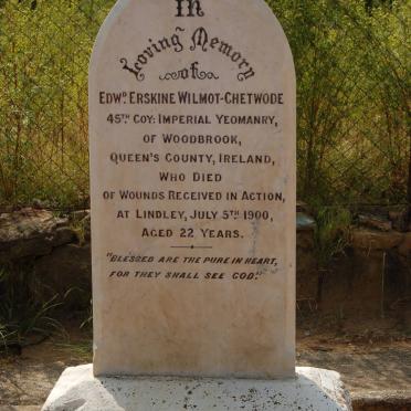 CHETWODE Edward Erskine, Wilmot -1900