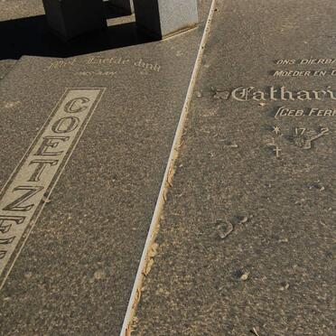COETZEE Hermanus J. 1916-1991 &amp; Catharina J. FERREIRA 1934-
