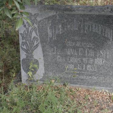 COETSEE Jacomina Christina nee CROUS 1887-1953