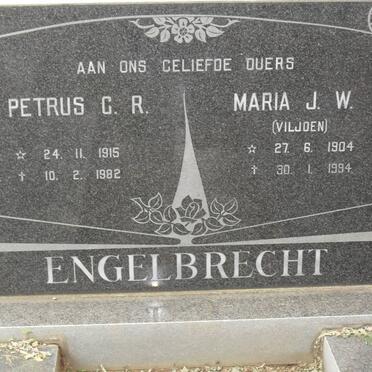 ENGELBRECHT Petrus G.R. 1915-1982 &amp; Maria J.W. VILJOEN 1904-1994