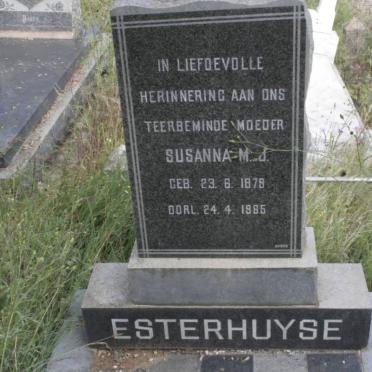 ESTERHUYSE Susanna M.J. 1879-1965