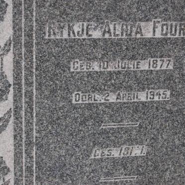 FOURIE Rykje Alida 1877-1945