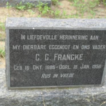 FRANCKE G.C. 1886-1958