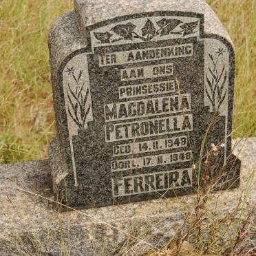 FERREIRA Magdalena Petronella 1948-1948