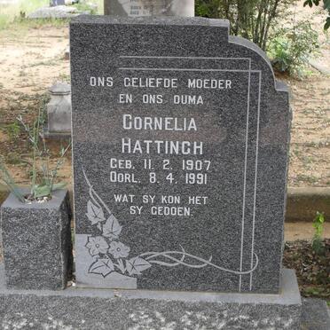 HATTINGH Cornelia 1907-1991
