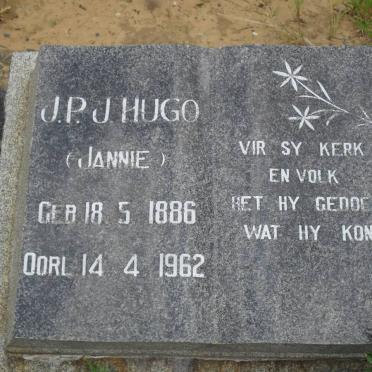 HUGO J.P.J. 1886-1962