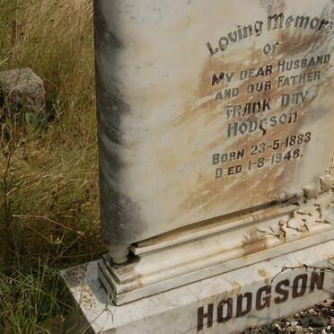 HODGSON Frank Day 1883-1948