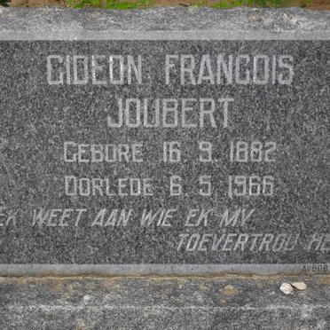 JOUBERT Gideon Francois 1882-1966