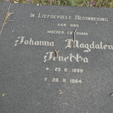 KLERK Johannes Adriaan, de 1888-1951 &amp; Johanna Magdalena Jenetta 1898-1984