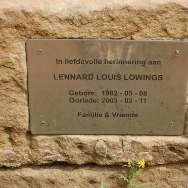 LOWINGS Lennard Louis 1982-2003