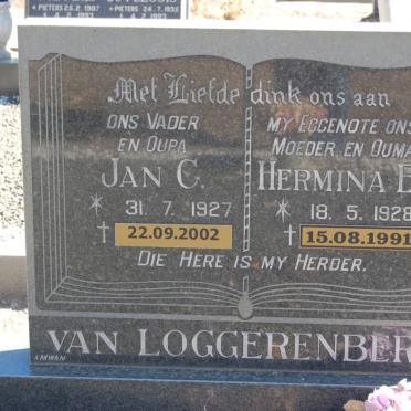 LOGGERENBERG Jan C., van 1927-2002 &amp; Hermina B. 1928-1991