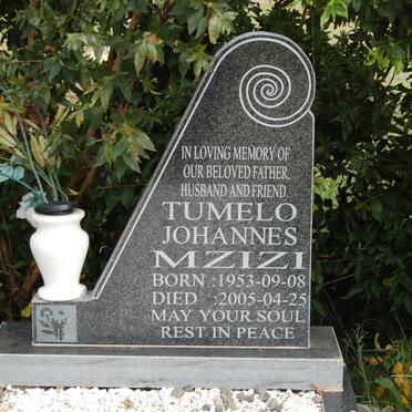MZIZI Tumelo Johannes 1953-2005