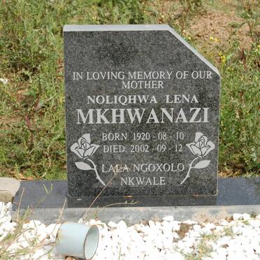 MKHWANAZI Noliqhwa Lena 1920-2002