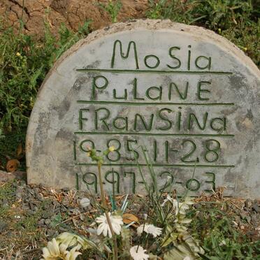 MOSIA Pulane Fransina 1985-1997