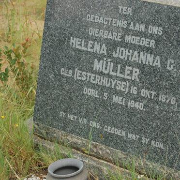 MULLER Helena Johanna C. nee ESTERHUYSE 1876-1940