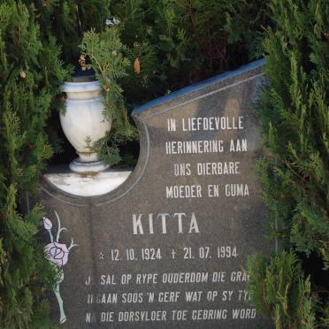 MERWE Kitta, van der 1924-1994