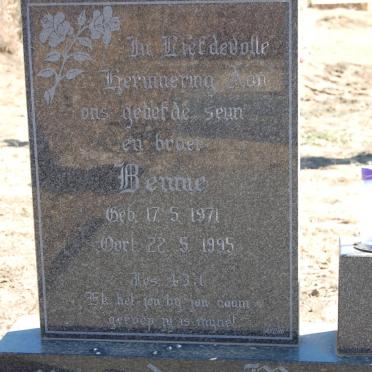 MERWE Bennie, van der 1971-1995