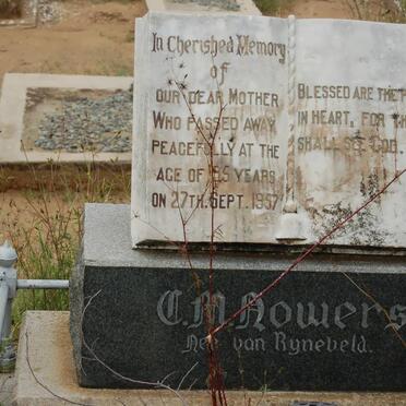 NOWERS C.M. nee Van RYNEVELD -1957