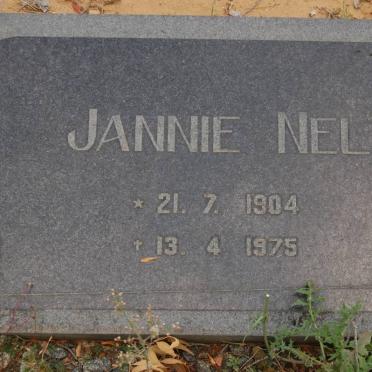 NEL Jannie 1904-1975