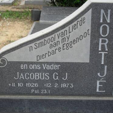 NORTJE Jacobus G.J. 1926-1973