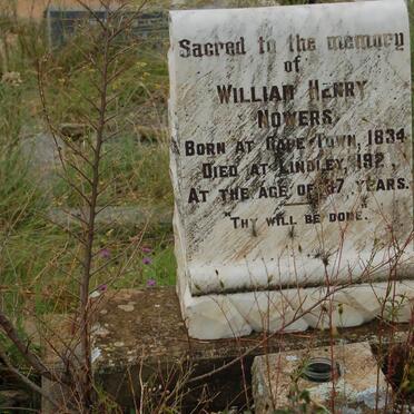 NOWERS William Henry 1834-1921