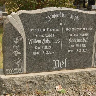 NEL Willem Johannes 1913-1957 &amp; Coertjie B.J. 1919-1987