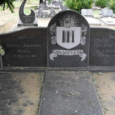 NIEKERK Barend Johannes Wessels, van 1916-1987 &amp; Elizabeth Christina Catharina 1916-1982