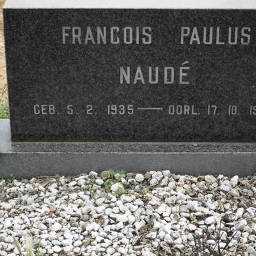 NAUDé Francois Paulus 1935-1984