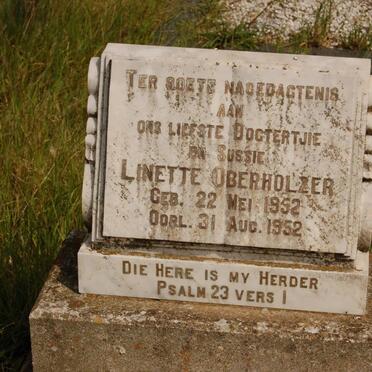 OBERHOLZER Linette 1952-1952