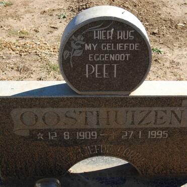 OOSTHUIZEN Peet 1909-1995
