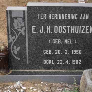 OOSTHUIZEN E.J.H. nee NEL 1950-1982