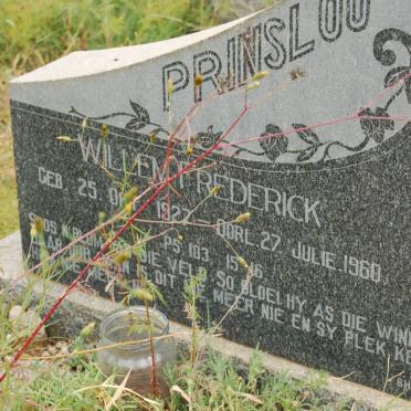 PRINSLOO Willem Frederick 1927-1960