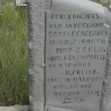 PELSER C.C. nee NAUDE 1902-1964