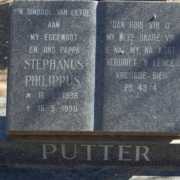 PUTTER Stephanus Philippus 1936-1990