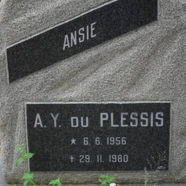 PLESSIS A.Y., du 1956-1980