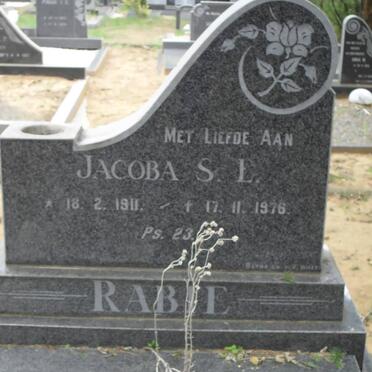 RABIE Jacoba S.L. 1911-1976