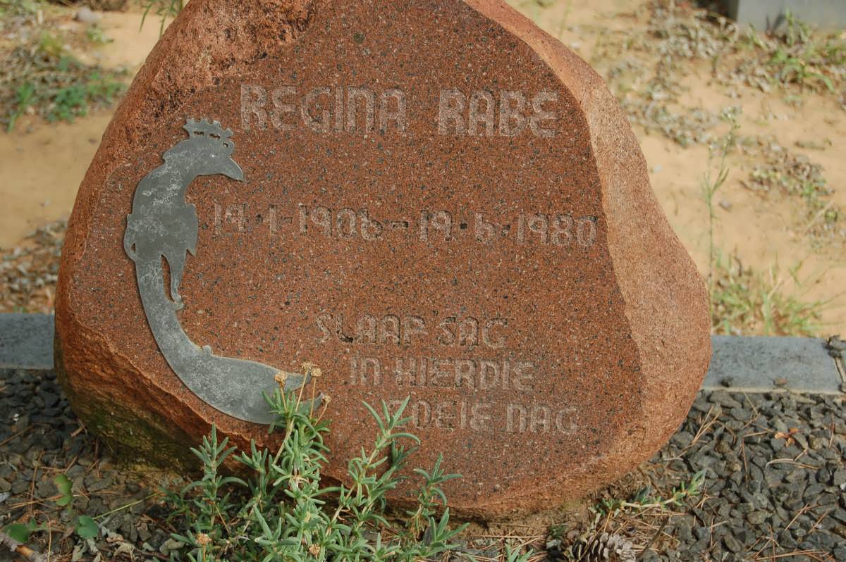 RABE Regina 1906-1980