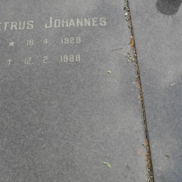 RABIE Petrus Johannes 1928-1988 &amp; Anna Maria 1933-