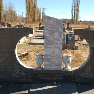 RENSBURG Jacobus Johannes, janse van -1994 &amp; Maria Susanna 1924-1998